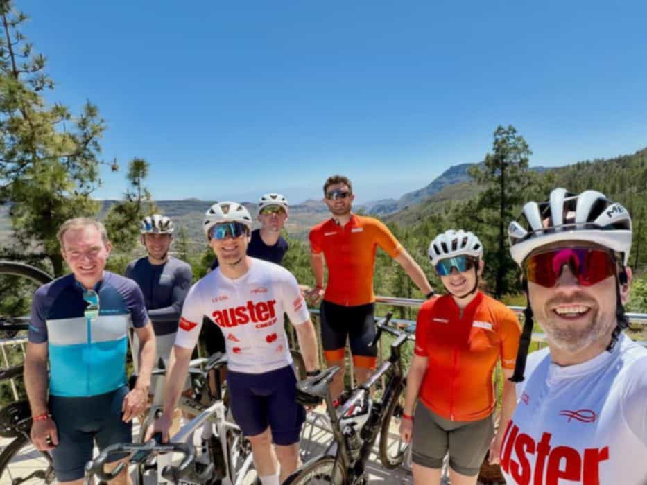 The spring breakaway to Gran Canaria with @austercc …what a trip! 

Weather was amazing (let’s forget about the one day of Saharan dust but enforced rest day never a bad thing!)

Full on week of riding clocking 660kms and 13700m elevation. 👌

They have resurfaced a lot of the roads since I last went and it’s so so good! Absolute beast of a tailwind on the 10km home to Maspalomas which was mega - next day cycling into it to head to the north of the island less mega 🤣🤣

Great group. Great trip. Loved it.

@simontours.pl_gran_canaria smashing the transfers for us and made it so so smooth. @eo_jardindorado perfect spot outside of the town 👌

Counting down the days to the next trip 😃😃

#clipinlooksharp #cyclinglife #lifebehindbars #fromwhereiride #neverstopriding