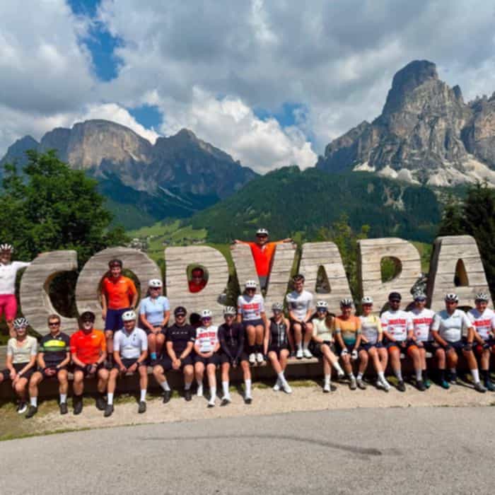🇮🇹⛰️ Dolomites trip report - Club member, Ben

From the moment the coach wound its way through the mountains, we knew we were in for something special.

We ticked off the Passo Giau, Valparola and Zoncolan!

Across the week we racked up 305,000m of elevation, broke three spokes, consumed enough gels to fund a dentist’s new Cervélo, and created plenty of stories along the way.

@peeete11 outdid himself with this trip. The hotel was brilliant, even accommodating additional pasta to help us up the climbs. The food was excellent, if operating on mountain time, and breakfast was abundant and always enjoyable - particularly with Marco on hand to offer firm guidance on “the best” choices, with Rebecca’s selections receiving consistently favourable reviews.

Thanks a lot to everyone for such an amazing trip. Brilliant rides, brutal climbs, spectacular views, questionable decisions, excellent company, and just about enough spa time to keep us going.

I know that at times we all wondered whether we actually enjoy this, or why and how we keep doing this to ourselves. But I think I can speak for all of us when I say I’d go back in a heartbeat.

#auster #austercyclingclub